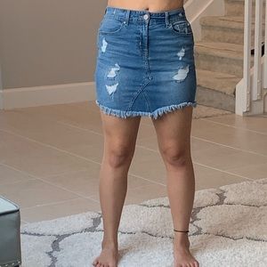 Enjean short skirt. Light blue. Size S.